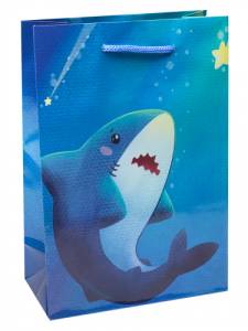 Пакет подарочный L/ПКП-3601 26,4*32,7*8 см с глянцевой ламинацией