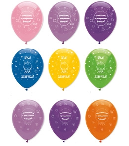 С рождением дочки, ассорти (3 дизайна)/Испания 50 шт