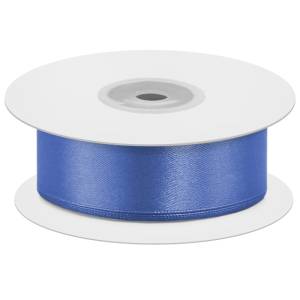 Лента атлас синий индиго 25мм*22,85м