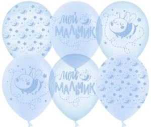 12" Мой мальчик, Хрустальные пчелки, голубой кристалл (Китай)/612709