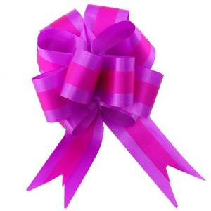 Бант-шар 50 мм. желтый с полоской/1705043