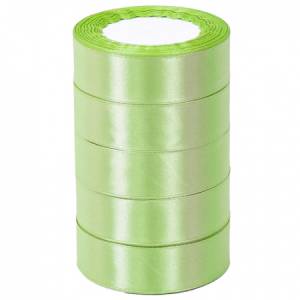 Лента атлас мятная 25 мм*22,85 м в уп. (5 шт.) / 88029715