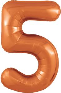 Цифра 5 - 40" Slim Папайя  (Россия) 