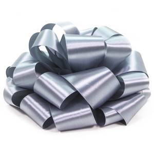 Бант Атласная лента, Серебро 21 см/5112127