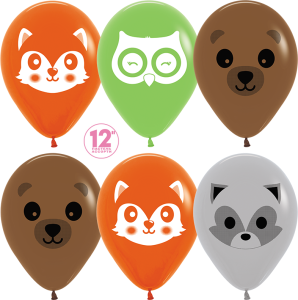 Лесные животные,пастель 12" (Колумбия)