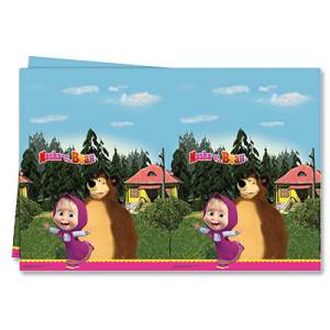 Скатерть "Маша и медведь"120х180 см