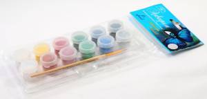 Аквагрим Бс блестками 6+6 цвет.(пастообразный)