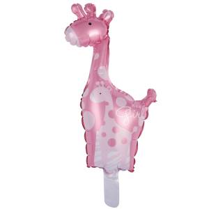 МИНИ Жираф розовый (Китай)/1206-0907