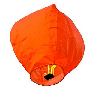 Небесный фонарик Красный 82*32*45 см /111901-КТ