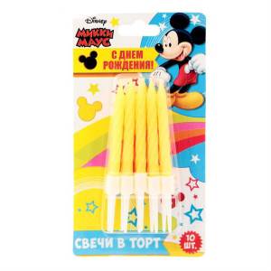 Свеча д/т СДР Микки Маус (10 шт.) 1689567