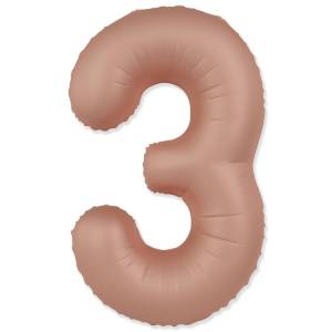 Цифра "3" - SLIM Vintage Rose / Flexmetal 1207-6055