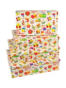 Коробка 9*5*4 см "Новогодние подарки"