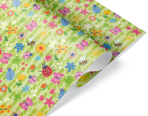 Уп. бумага "Летнее настроение"  0,7*1м (10 листов)/ 2050834