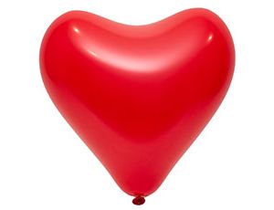 Э 12" Сердце Apple Red / 1105-0342