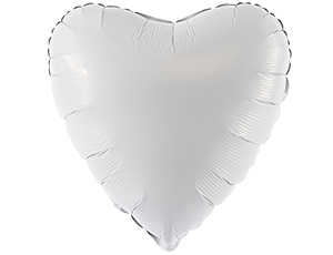 18" Сердце белое (Россия) /1204-0673  758113