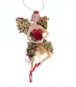 Украшение новогоднее "Балерина" 13см. 684426,684427,684444