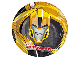 Тарелки "Трансформеры" 23 см. 8 шт./1502-3530
