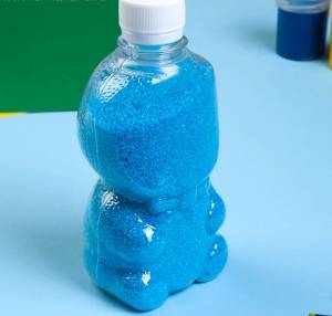 Песок "Синий" в бутылке 500гр.
