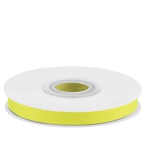 Лента атлас желтый неон 7 мм*22,85 м