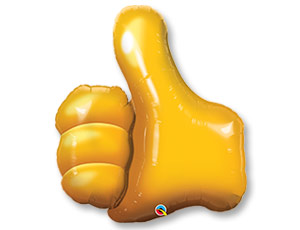 Палец большой вверх (Qualatex)