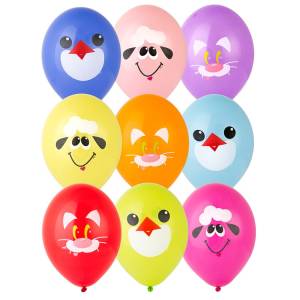 Забавные зверюшки 14" 3 цв. 1103-1245