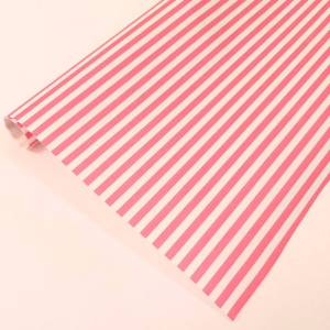 Крафт-бумага ПОЛОСКИ РОЗОВЫЕ 50 см*10 м./ 24408