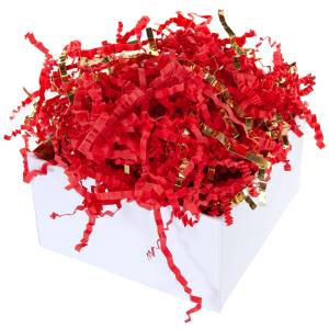 Бумажный наполнитель Красный/Золото 50гр. /6231094