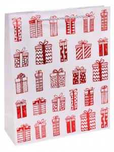 Пакет подарочный ПКП-2584 31*40*12 см с мат.ламинацией и тиснением фольгой