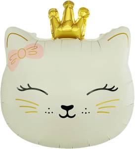 24" Кошечка Принцесса, кремовый сатин / Китай 26288