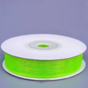 Лента Шифон 1,2 см.*22,85 м. Салатовая / 4887013
