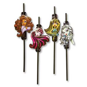 Трубочка д/кокт Monster High 8шт