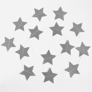 Гирлянда-подвеска "Звезда серебро" 230 см /521165