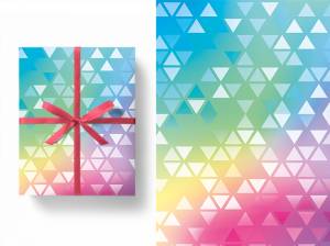 Упак. бумага "Абстракция" 100*70 см, 5 листов /Ч43100