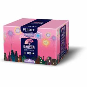 Сакура 0,8" 100 залпов