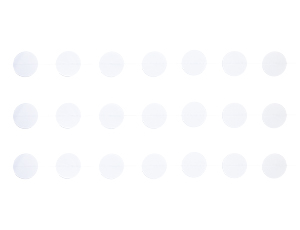 Гирлянда на нитке Круги Белые 2,2м /1404-0511