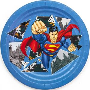 Тарелка  "Супермен" 18 см 6 шт. / 286597