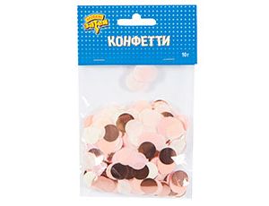 Конфетти Круги тишью, фольгир розов Микс 10гр 1501-4948