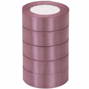 Лента атлас пудровая 25 мм*22,85 м в уп. (5 шт.) / 4886614