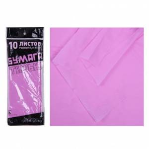 Бумага тишью розовый 50*66 см. (10 листов)/88014669