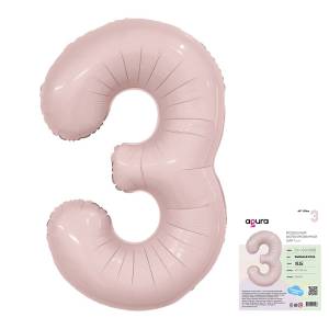 Цифра 3 - 40" Slim Пыльная роза (Россия)1207-5354