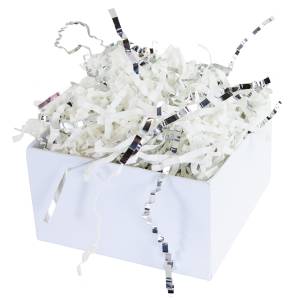 Бумажный наполнитель Белый/Серебро 50гр. /6231087