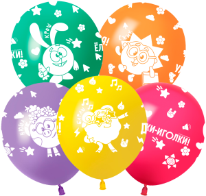 12" Смешарики, ассорти пастель (Китай 512)/ 25 шт 515132