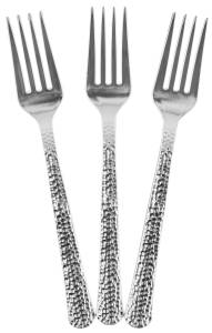 Вилки "Арт деко" серебро металлик 18,5 см., 10 шт. / 6234098
