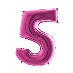 Цифра "5" -  Розовая /Grabo                     