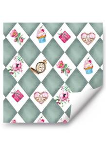 Упак. бумага "Ромбики" /151100962