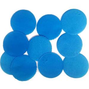 Конфетти для шаров "Круг голубой" d=4,5 см., 50 гр.