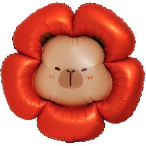 Капибара цветок красный / Китай 1207-6522