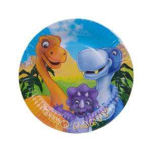 Тарелки  "Динозаврики" 17 см. 6 шт.