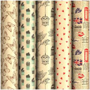 Бумага-крафт Обложка 0,7*10 м./КБ-4819