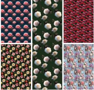 Бумага упак. 70*100 см (микс 69) 25 шт. / 00402/69